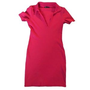 Zara Hot Pink Summer Dress